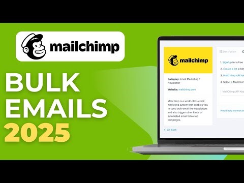 How To Use Mailchimp To Send Bulk Emails 2025