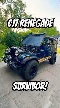 CLEANEST CJ7 I’ve seen in the wild, and now it’s in the family!@Jeep @mopar @HolleyPerformance