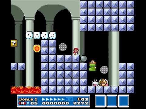 Super Mario Bros. 3 using JavaScript and HTML5