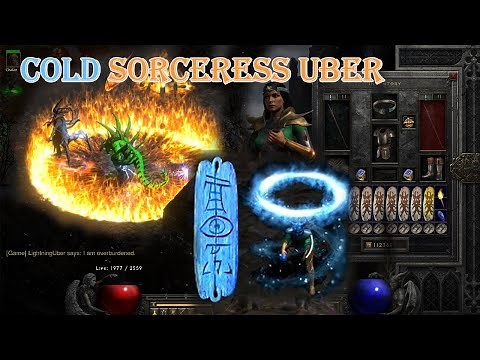 Diablo II Resurrected - Cold Sorceress Build Uber Tristram