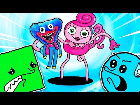 POPPY PLAYTIME CHAPTER 2 vs CUADRADITO Y CIRCULITO | Cuadradito y Circulito