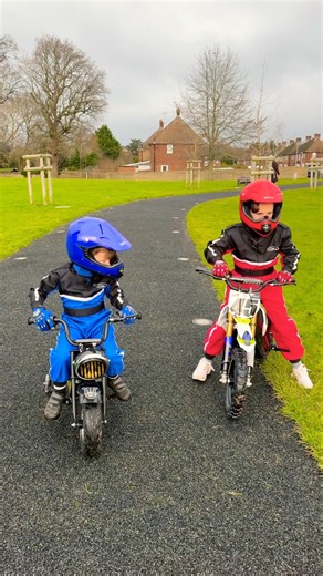 Ready steady Mini Riders Taking Over the Track 🏍️🔥