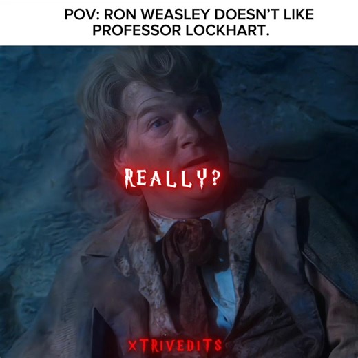 Ron Doesn’t Like Professor Lockhart #harrypotter #edit