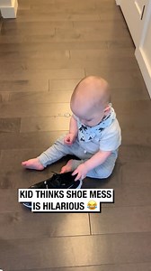 Kid Thinks Shoe Mess Is Hilarious! 😂 | Wrestling News