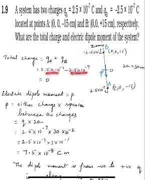 NCERT Physics Class XII Volume 1 Chapter 1 Question 1.9