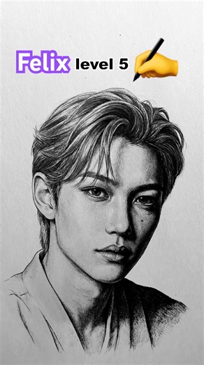 This Felix portrait took hours #straykids #drawing #shorts