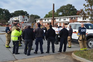 Training goes up in flame: Firefighters perform realistic training at former Benning residences