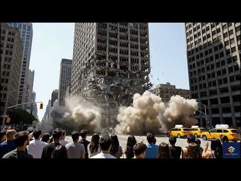 Massive Building Collapse | Satisfying Demolition Ever#buildingdemolition #ImpactReality