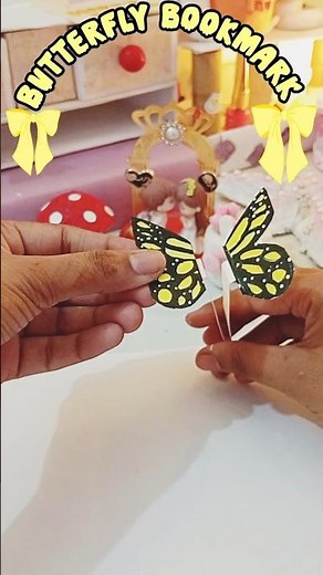 diy paper butterfly bookmark 🦋📖