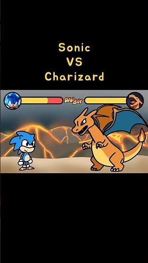 Sonic VS Charizard | Sonic the Hedgehog | Pokémon