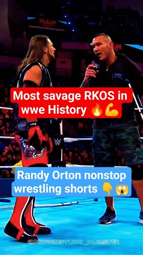 “Most SAVAGE RKOs in WWE History 🔥”#wwe #shorts