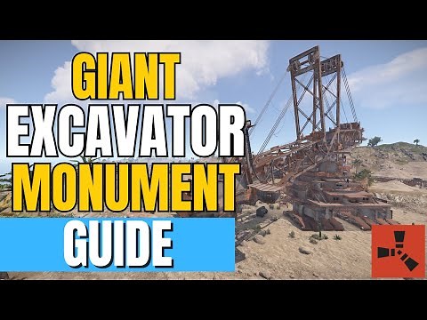 Rust - Giant Excavator Pit Monument Guide | How to Use the Large Excavator
