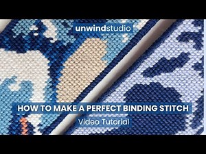 How to Make a Perfect Needlepoint Binding Stitch