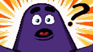 McDonald's released a new GameBoy Color game in the year 2023 to celebrate Grimace's birthday. The game can be played on the GameBoy Color or on a modern browser. See it in action here: | IGN
