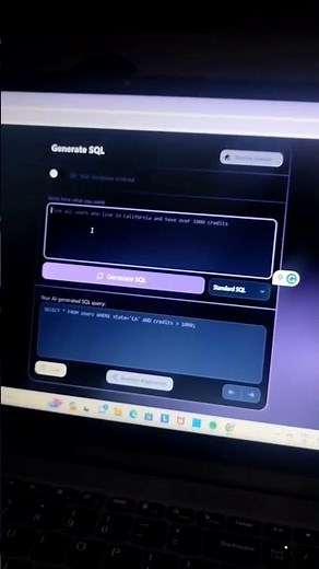 Use this AI tool to generate SQL. Text2SQL is an easy way to write code by giving prompts