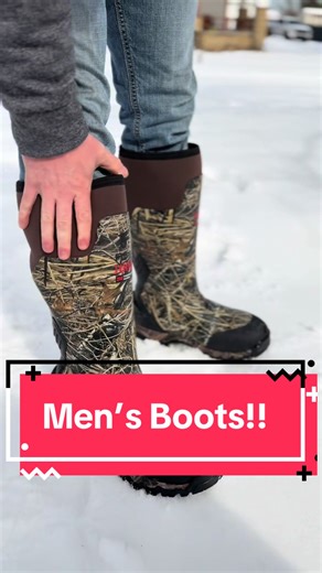 LOW STOCK ⚠️ These are the warmest boots I own!! 1000G insulated and so comfortable! It honestly feels like you’re walking on a cloud with the big cushioned insoles and reinforced gel. Grab some while ya can. #8fans #boots #rainboots #snowboots #hunting