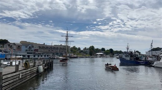 This holiday weekend brought a truly special moment on the water: three of our four on-water vessels set out together from the harbor, a rare sight on Lake Michigan. Although all four of our on-water fleet regularly set sail, it's rare that they all depart in unison. Leading the way was Friends Good Will, our replica 1810 topsail sloop modeled after the original War of 1812 vessel that once sailed these very waters. Alongside her was Lindy Lou, an all-electric river launch recalling the quiet el