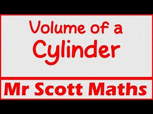 Volume of a Cylinder | GCSE Maths