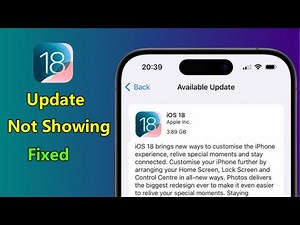iOS 18 Update Not Showing in iPhone 15 Pro | Fix iOS 18 Update Not Showing