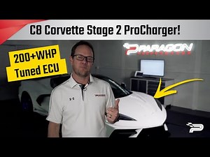 C8 Corvette Stage 2 ProCharger with Paragon Performance! 200+ WHP!