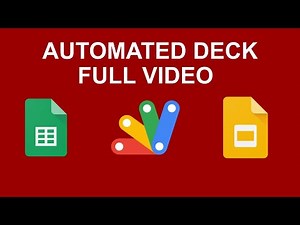 How to Automate Google Slides with dynamic data tables and images