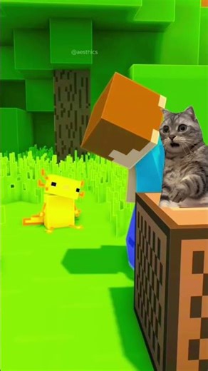 Minecraft Axolotl Party Gone Wrong! 😂 #shorts #minecraft