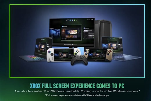 Xbox Full Screen Experience Expands To All Windows Handheld Gaming PCs - channelnews
