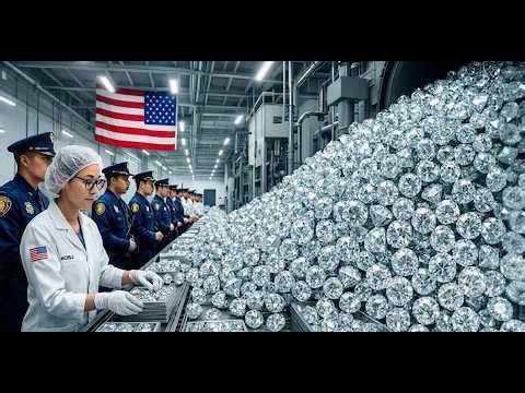 Inside USA Diamond Factory | How Thousands of Diamonds Are Made Every Single Day