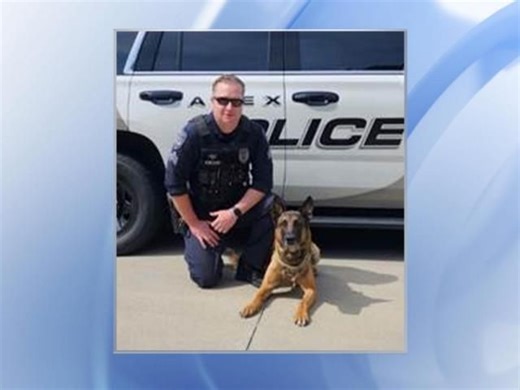 Zeus, a K-9 with Apex Police Department, dies from illness