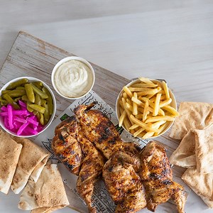 Hungry yet? 🤤 We're just around the corner, serving up juicy charcoal chicken! | El Jannah