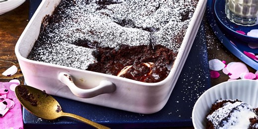 Chocolate and Whisky Self-Saucing Pudding Recipe
