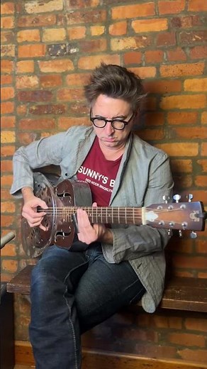 Short original #fingerstyleguitar #song with slide on the Dobro with slide #dadgad #folkmusic