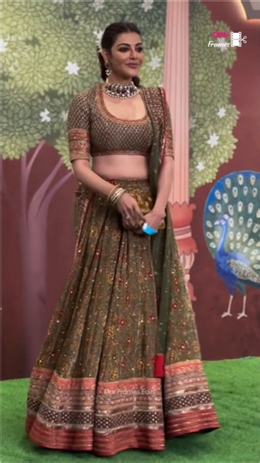 Ever Gorgeous Kajal Aggarwal at Ambani wedding event @kajalaggarwalofficial #kajalagarwal #kajalaggarwalhot #kajalagarwalfans #kajalaggarwal #kajal #ambaniwedding | Star Frames Entertainment