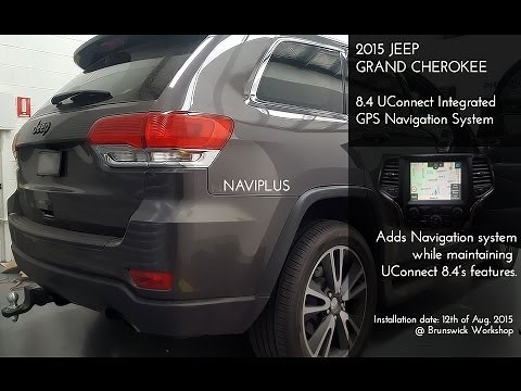 JEEP GRAND CHEROKEE UConnect 8.4 Retrofit GPS SAT Navigation installation install removal