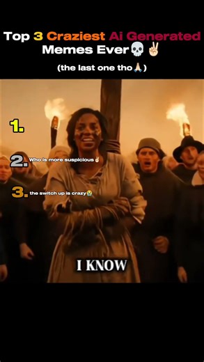 TOP 3 CRAZIEST AI GENERATED MEMES EVER💀✌🏻 (the last one tho🙏🏻) #funny #ai #tiktok #memes
