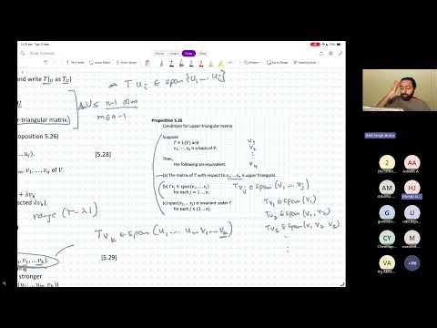 Linear Algebra | Lecture 18 (held online)