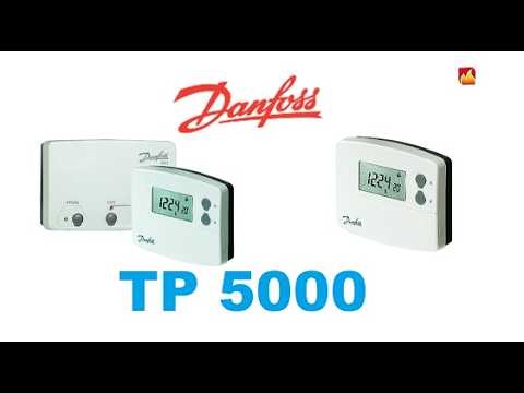 Comment installer et régler un thermostat DANFOSS TP5000 ?