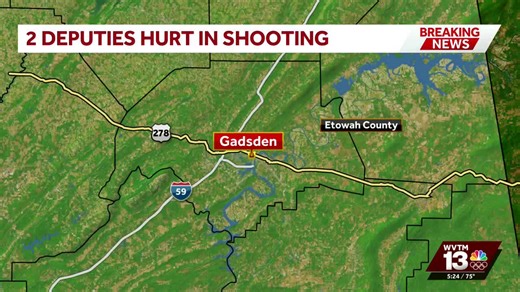 2 Etowah County deputies, suspect injured in Gadsden shootout