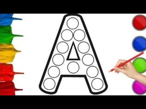 ABCD Tutorial Rhymes | Kids Learning Tutorial | Alfadet Letter Nursery Rhymes