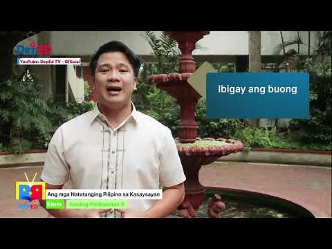 Grade 6 AP Q1 Ep 15 Ang mga Natatanging Pilipino sa Kasaysayan