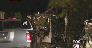 Camper fire leaves man homeless