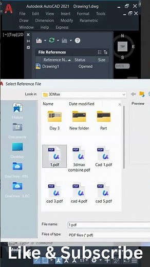 Import PDF in AutoCad