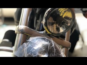 LED Headlights installation Harley Davidson Breakout