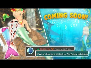 New Update Leaks! New Location and Tail Texture Contest! Mermaid Lagoon!