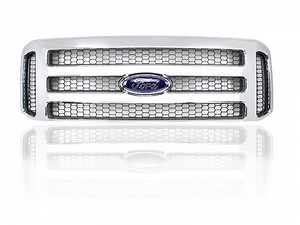 MKM Customs Modified 2007 Grille, for Ford Powerstroke 1999-2004 Superduty/Excursion (Chrome)