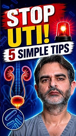 5 Simple Habits to Prevent UTI 🚨#urology