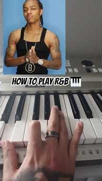 How to play R&B PIANO TUTORIAL #piano #youtubeshorts #bowwow #rap