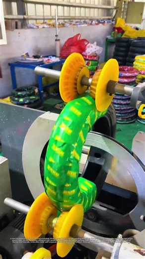 Insanely Fast! Machine Wraps Tires Perfectly in Seconds