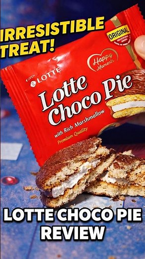 Lotte Choco Pie Review 🍫 Soft and Review 😍world best