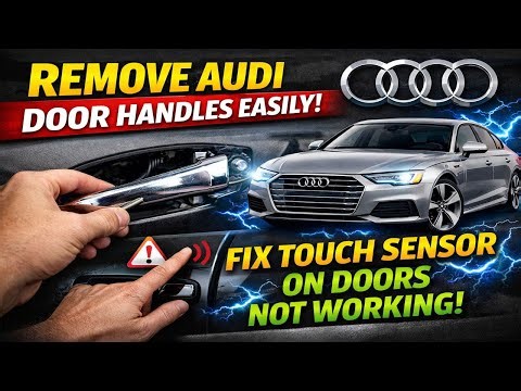 Audi Keyless Entry Not Working - Door Handle Removal the EASY WAY!